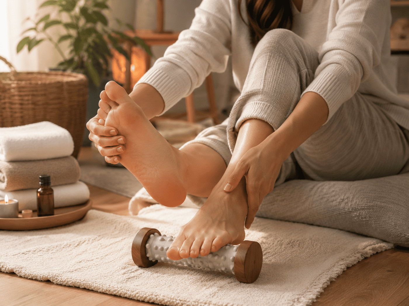Fußmassage Selbstanwendung